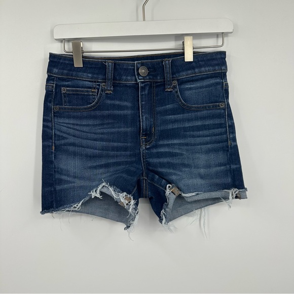 American Eagle Outfitters Hi Rise Shortie Shorts Size 4 Summer - Picture 2 of 7